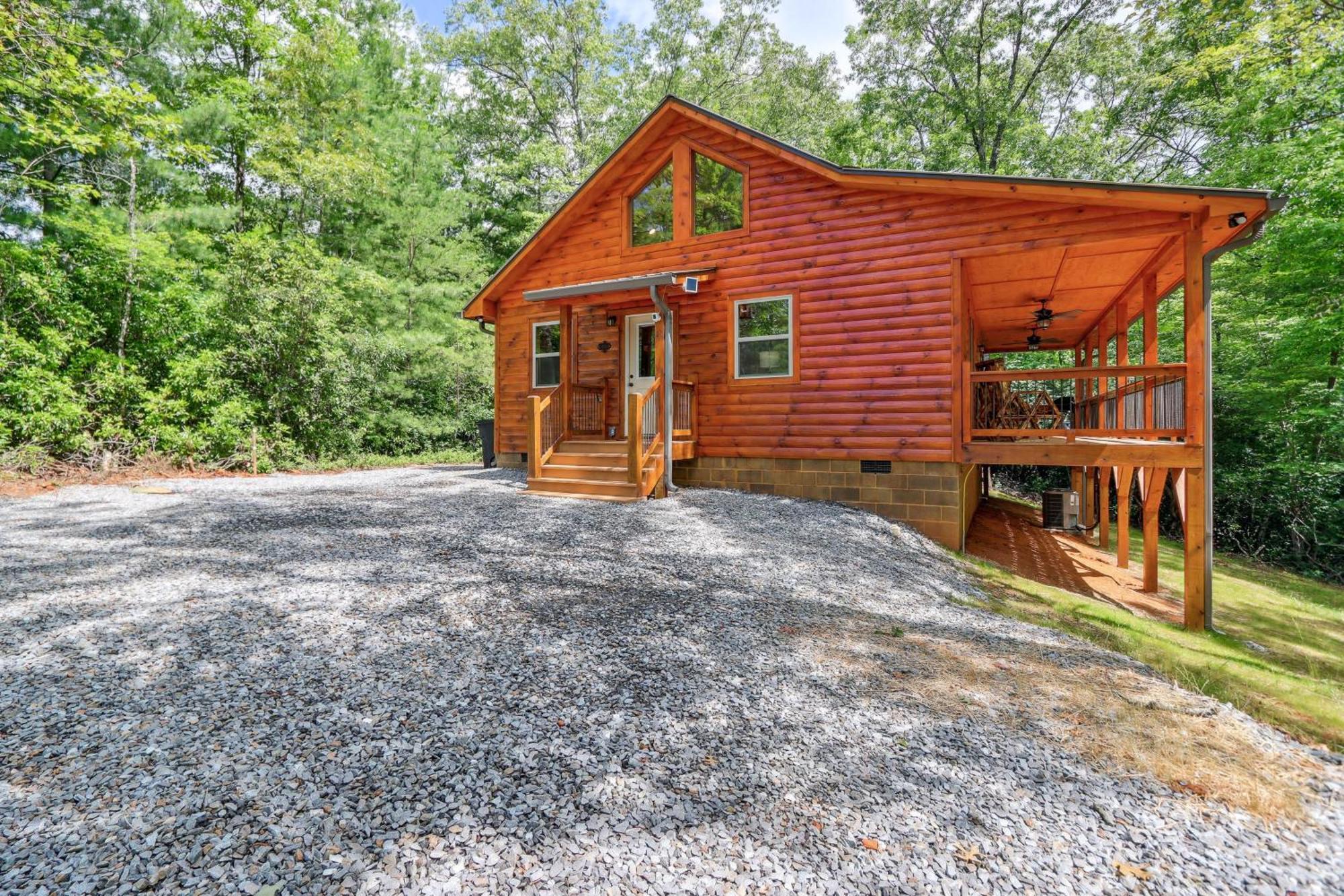 Private Murphy Cabin Rental With Wraparound Porch! 外观 照片